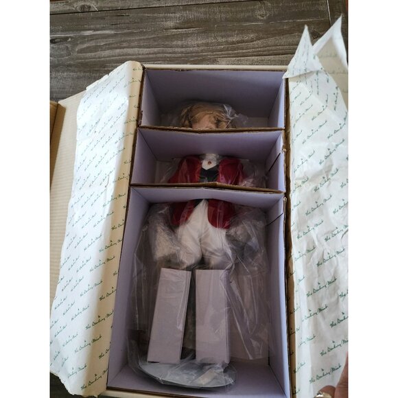 "Just Around The Corner" Collectible Porcelain Doll In Original Box COA - Picture 5 of 15